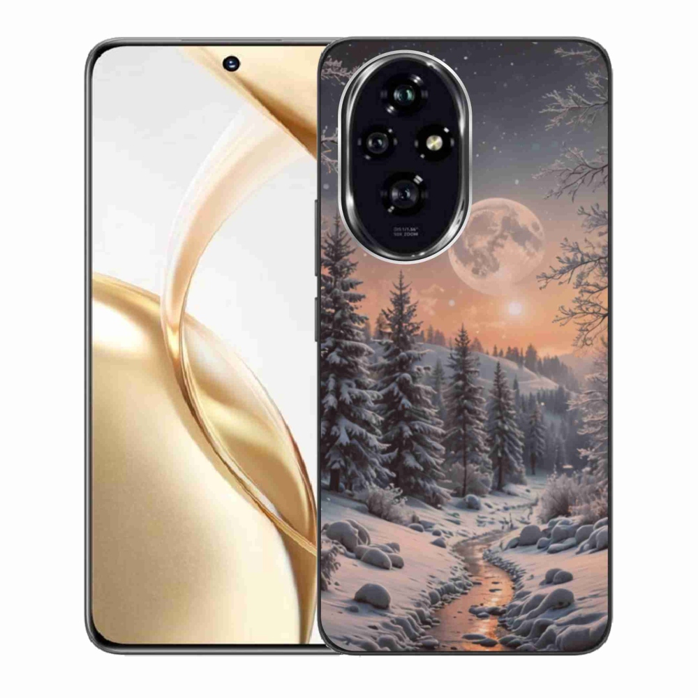 Gélový kryt mmCase na Honor 200 5G - zimná krajina 2