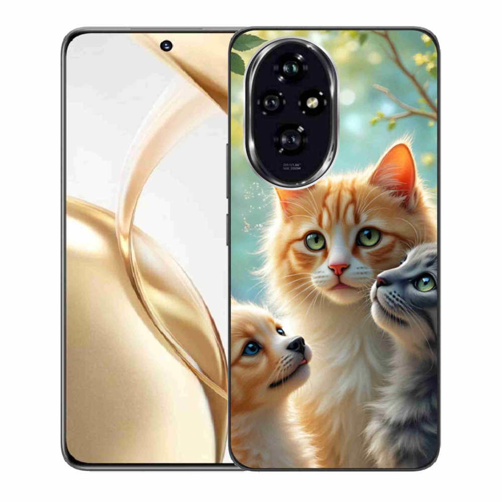 Gélový kryt mmCase na Honor 200 5G - zvieracie priateľstvo 2