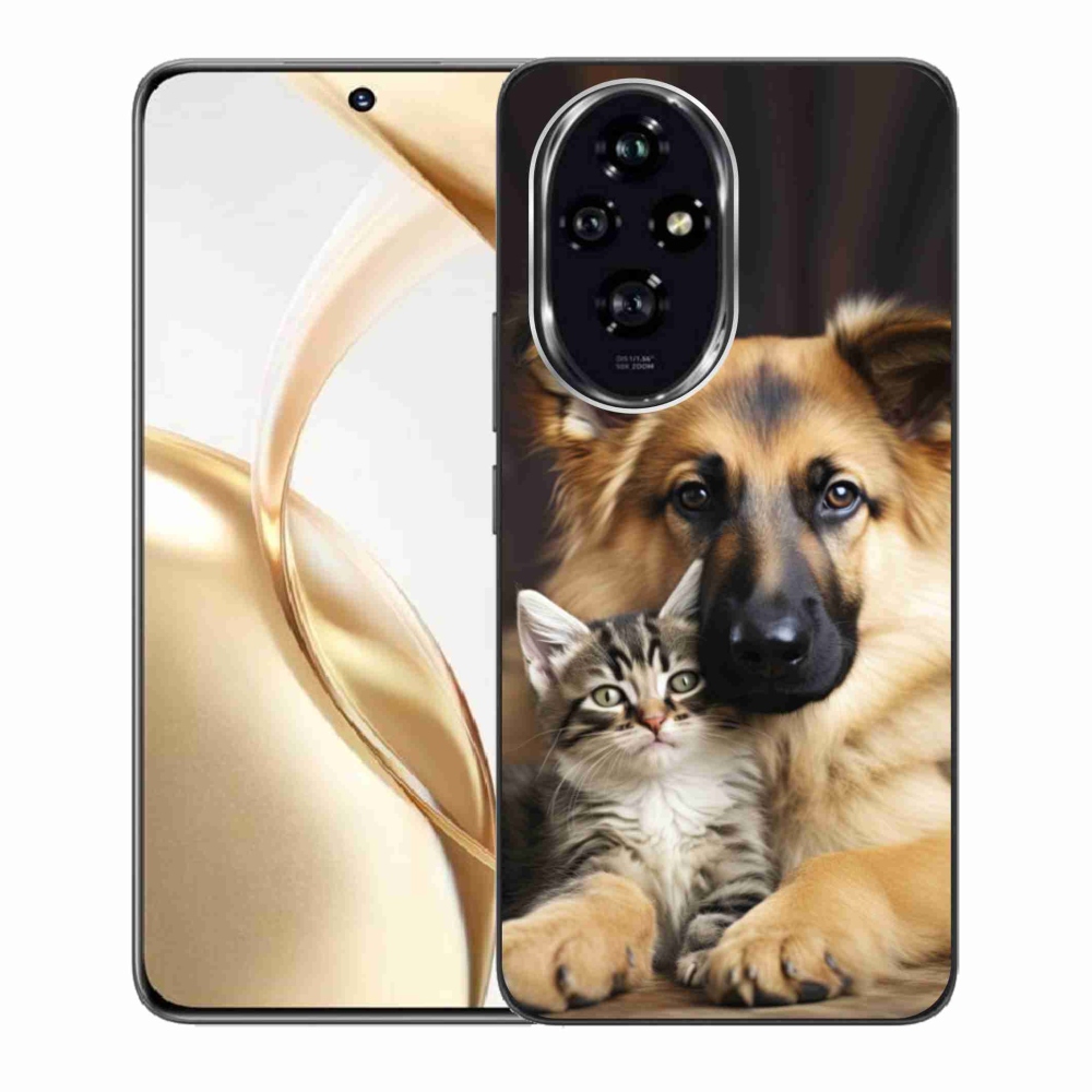 Gélový kryt mmCase na Honor 200 5G - zvieracie priateľstvo