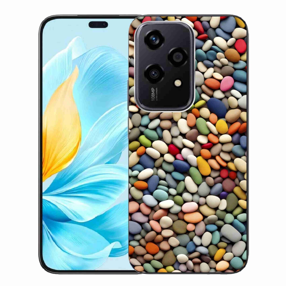 Gélový kryt mmCase na Honor 200 Lite 5G - farebné kamienky 2