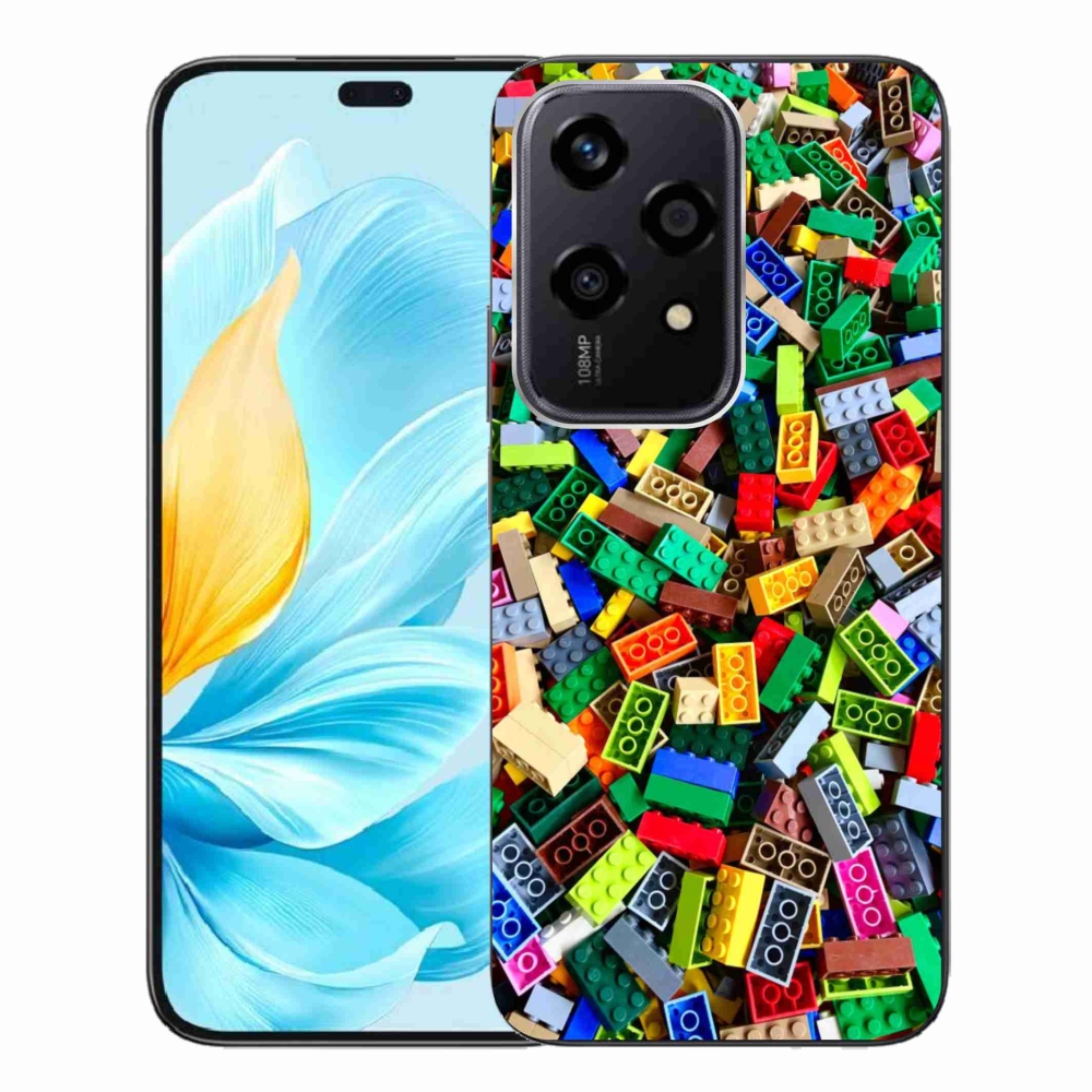 Gélový kryt mmCase na Honor 200 Lite 5G - farebné stavebné kocky