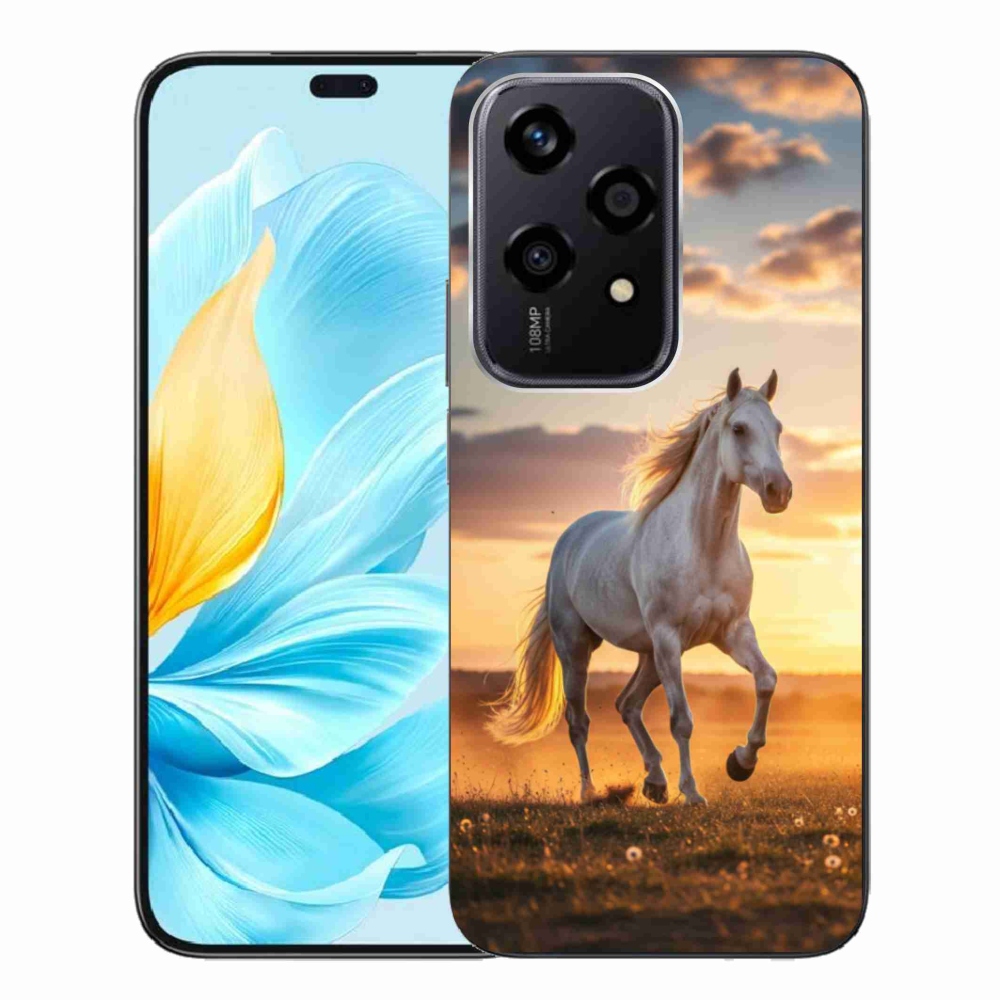Gélový kryt mmCase na Honor 200 Lite 5G - bežiaci biely kôň 2