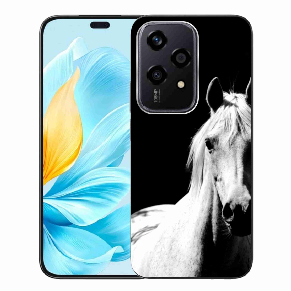 Gélový kryt mmCase na Honor 200 Lite 5G - biely kôň 5