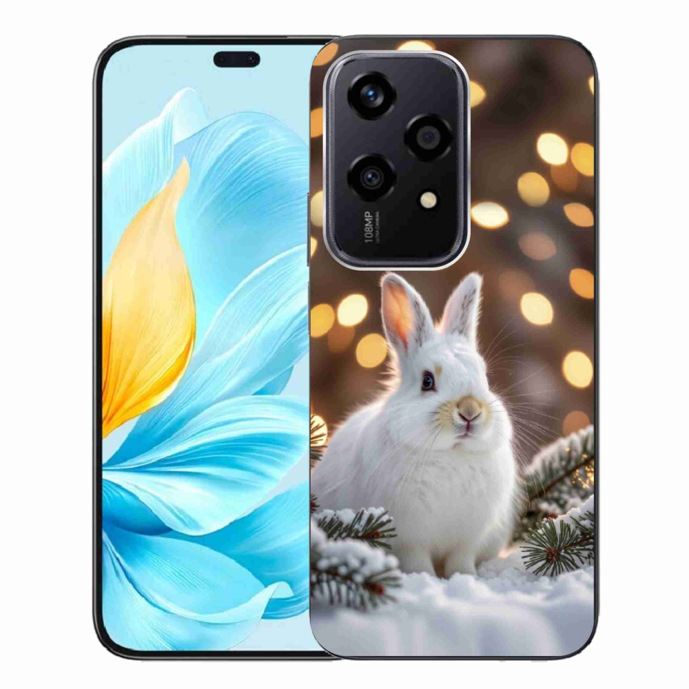 Gélový kryt mmCase na Honor 200 Lite 5G - biely zajac