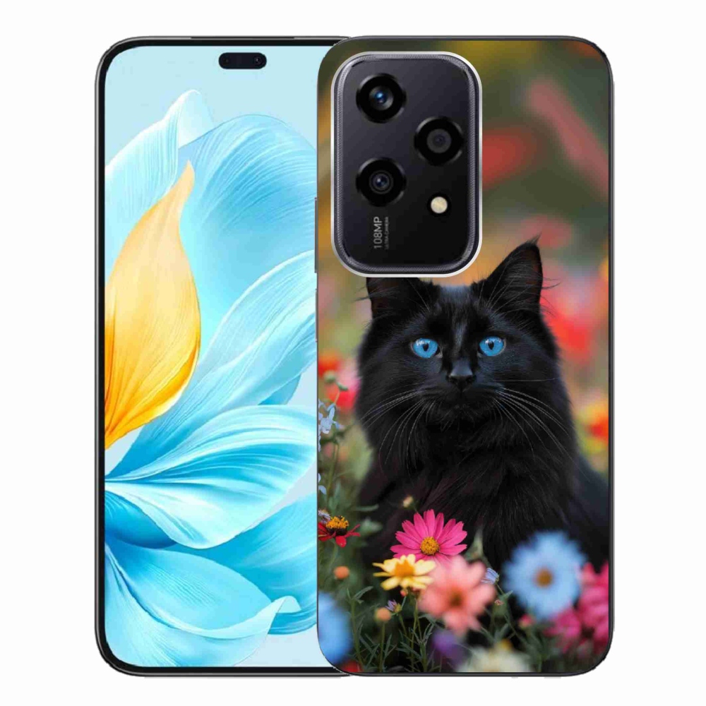 Gélový kryt mmCase na Honor 200 Lite 5G - čierne mačiatko 4
