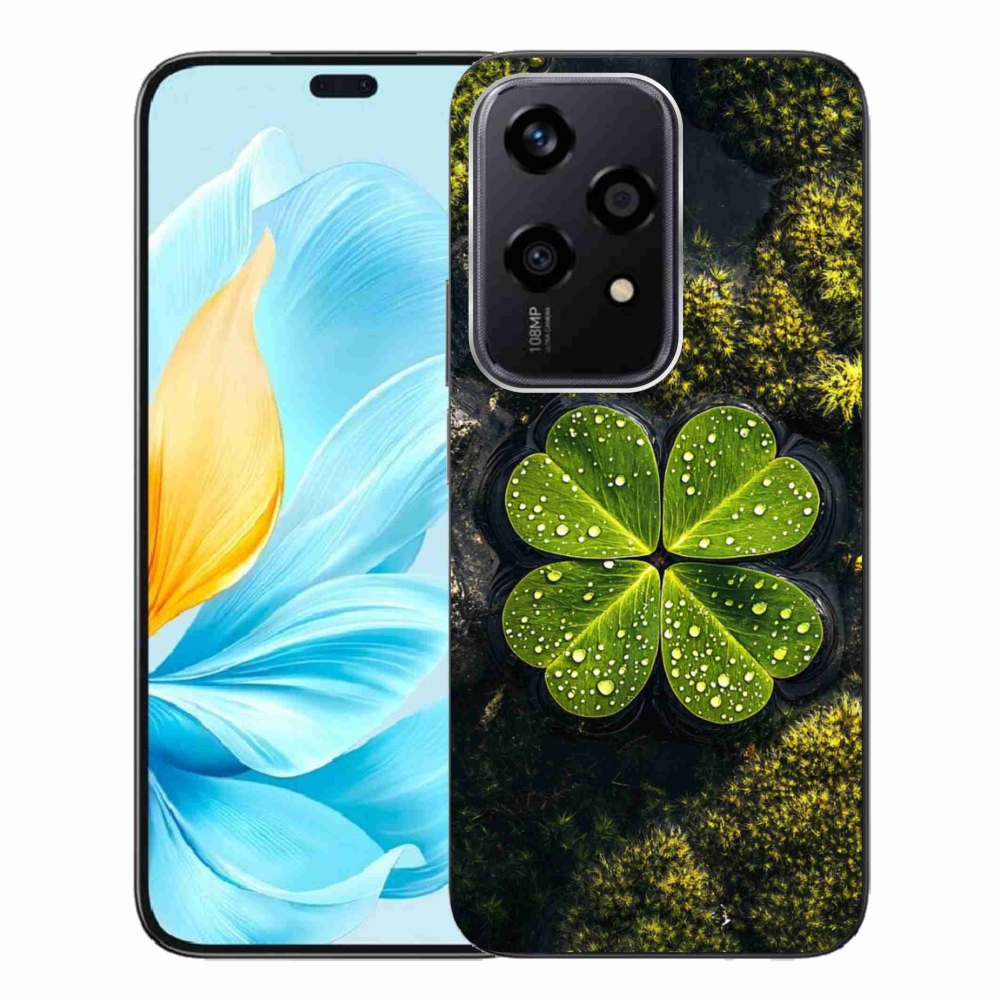 Gélový kryt mmCase na Honor 200 Lite 5G - štvorlístok