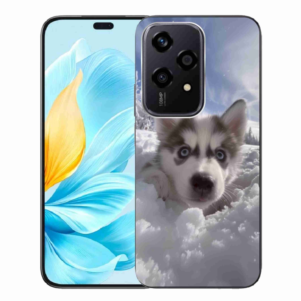 Gélový kryt mmCase na Honor 200 Lite 5G - husky v snehu