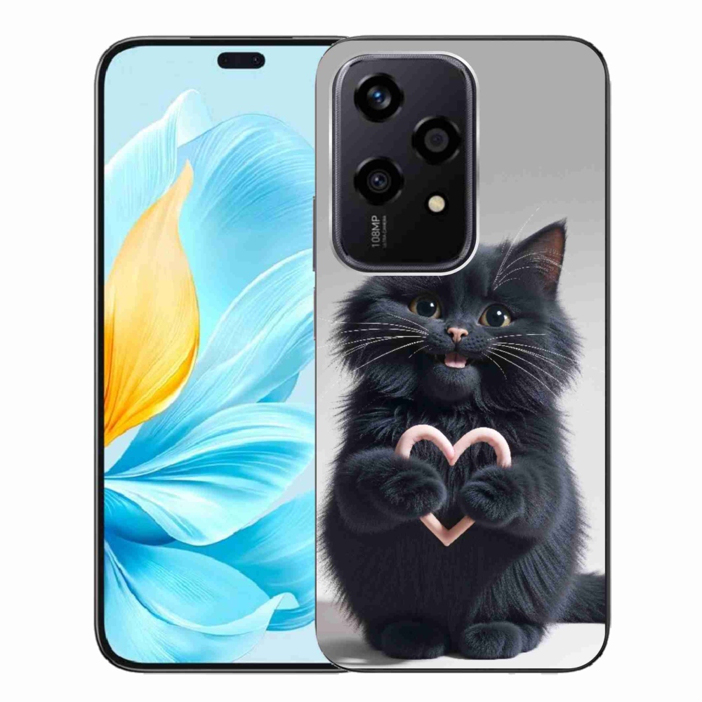 Gélový kryt mmCase na Honor 200 Lite 5G - mačacia láska 3