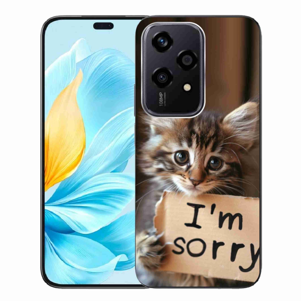 Gélový kryt mmCase na Honor 200 Lite 5G - mačacie ospravedlnenie