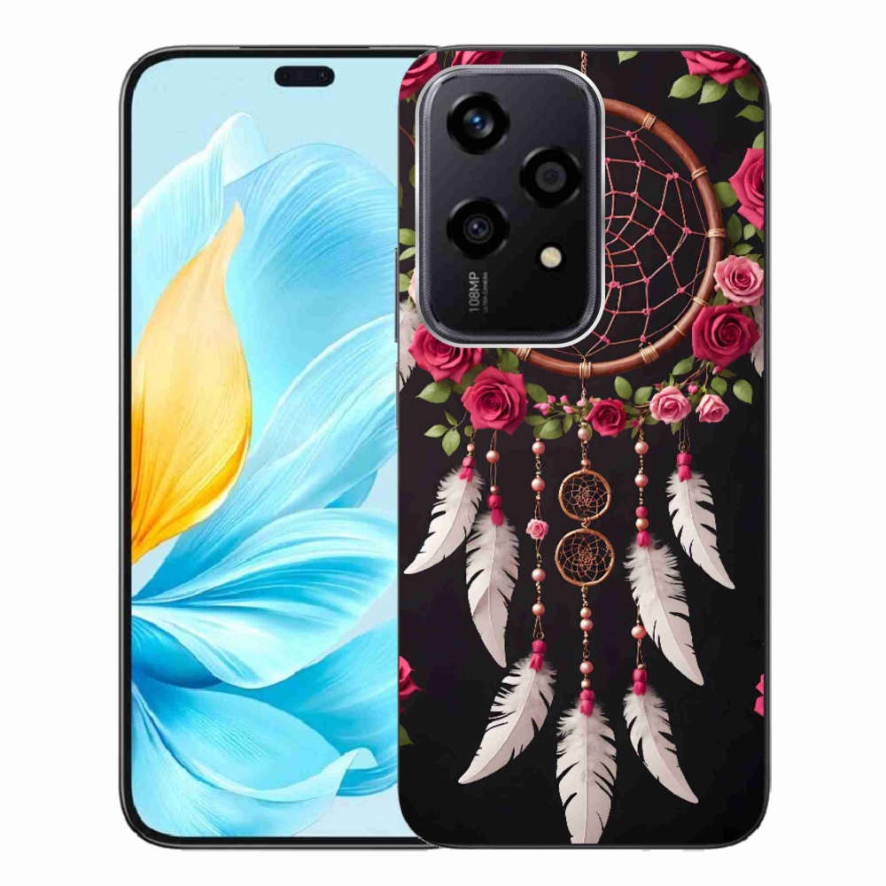 Gélový kryt mmCase na Honor 200 Lite 5G - lapač snov s ružami