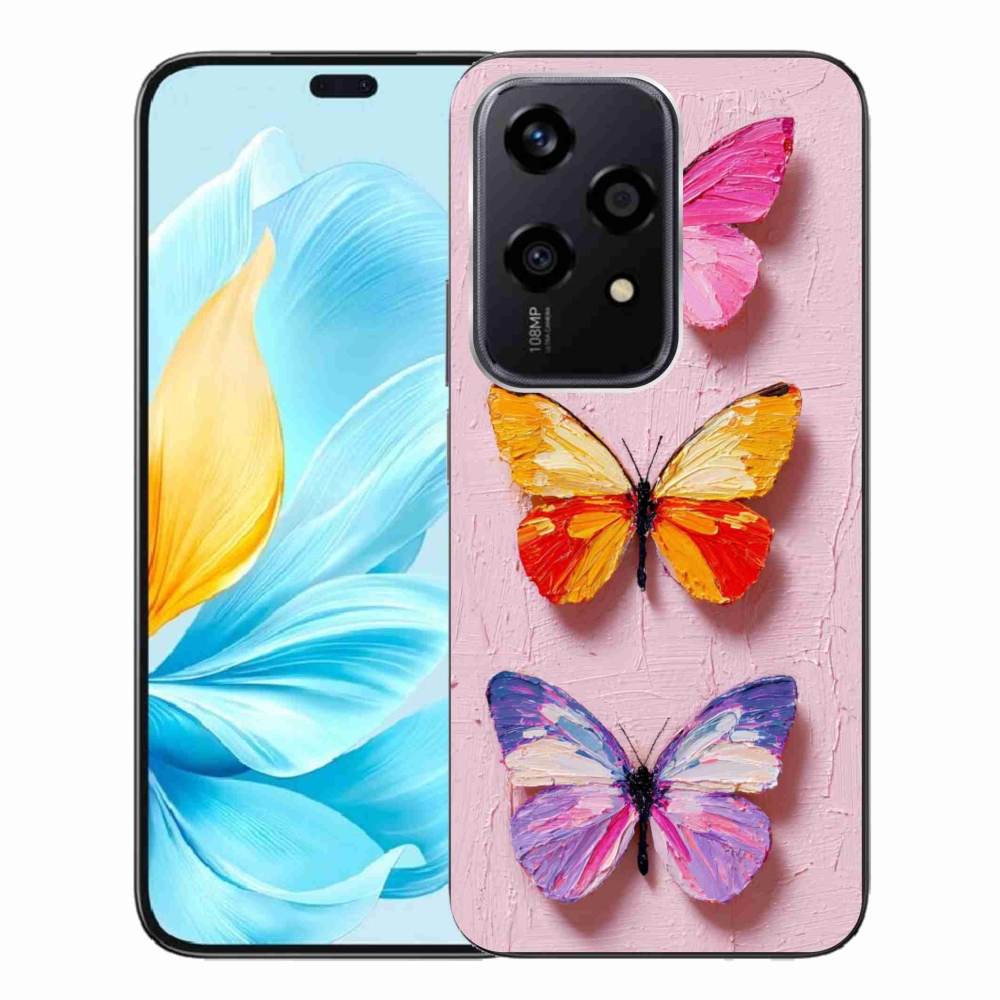 Gélový kryt mmCase na Honor 200 Lite 5G - motýlia trojica