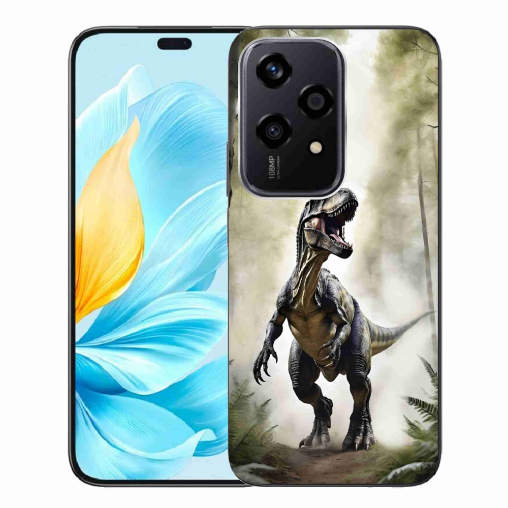 Gélový kryt mmCase na Honor 200 Lite 5G - naštvaný T-Rex