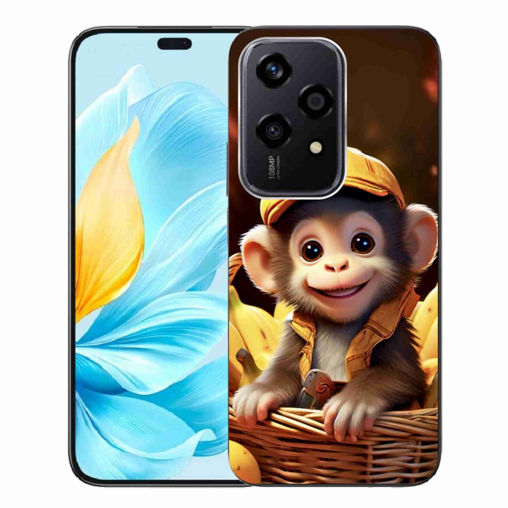 Gélový kryt mmCase na Honor 200 Lite 5G - opice v košíku