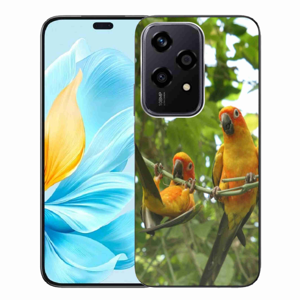 Gélový kryt mmCase na Honor 200 Lite 5G - papagáje aratingy