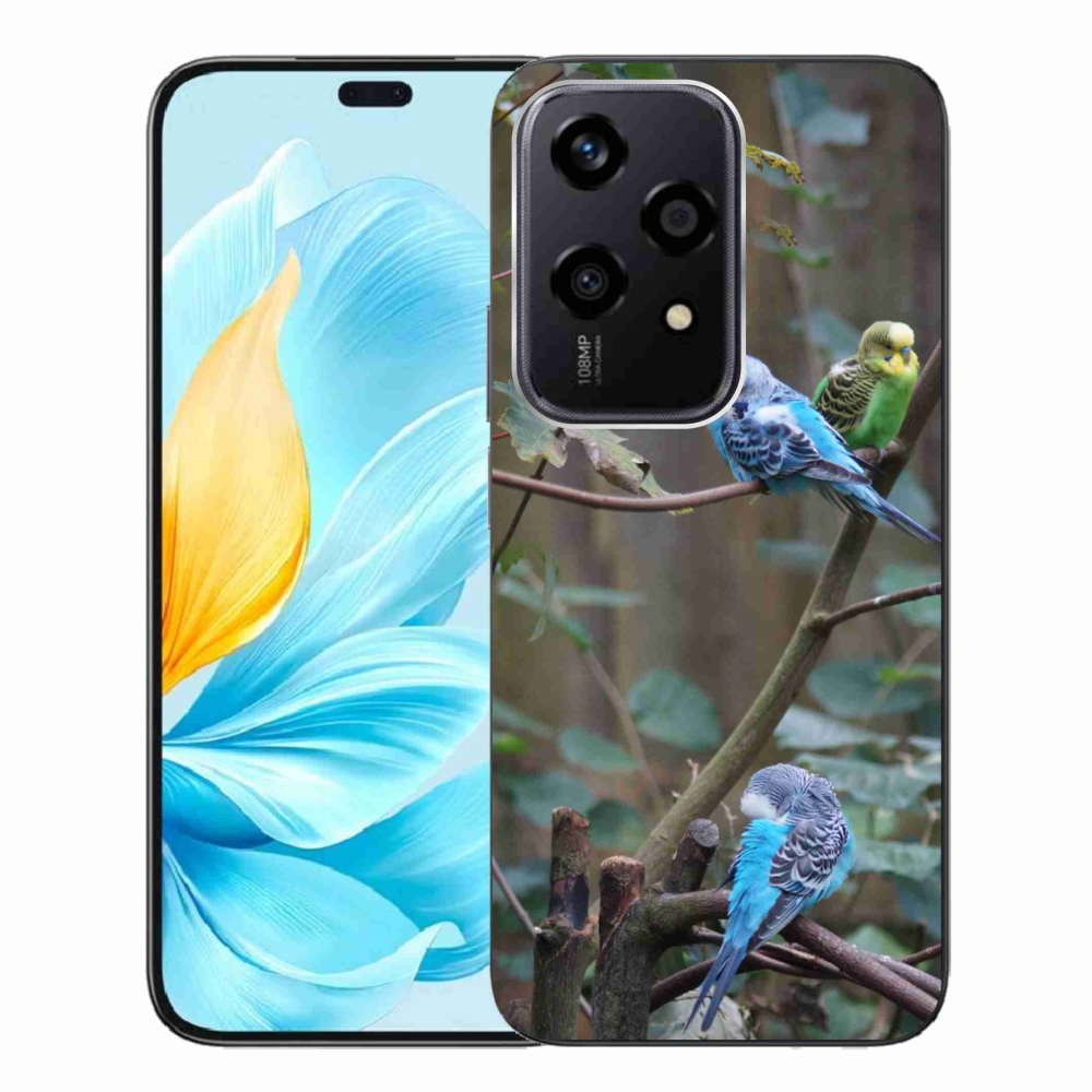 Gélový kryt mmCase na Honor 200 Lite 5G - papagáje na vetve