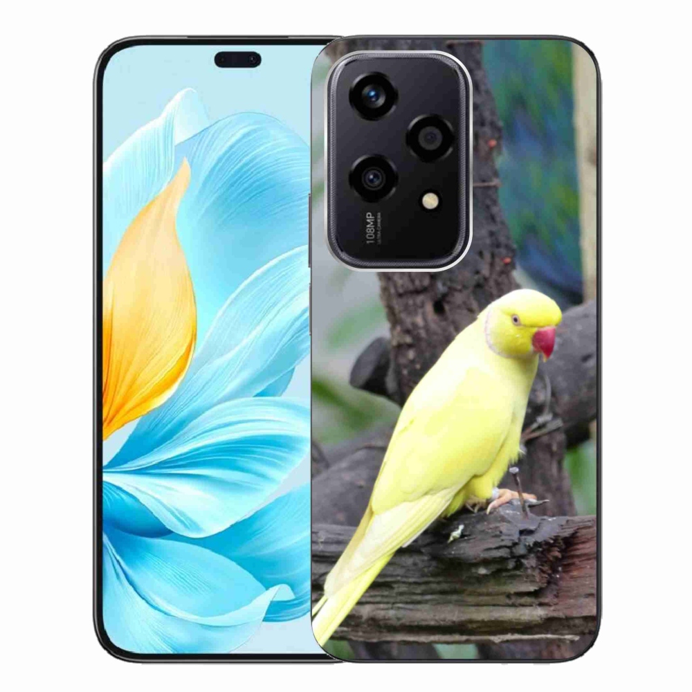 Gélový kryt mmCase na Honor 200 Lite 5G - papagáj alexander žltý
