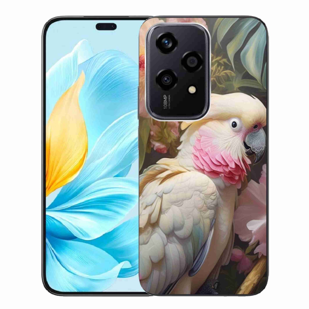 Gélový kryt mmCase na Honor 200 Lite 5G - papagáj kakadu ružový 2
