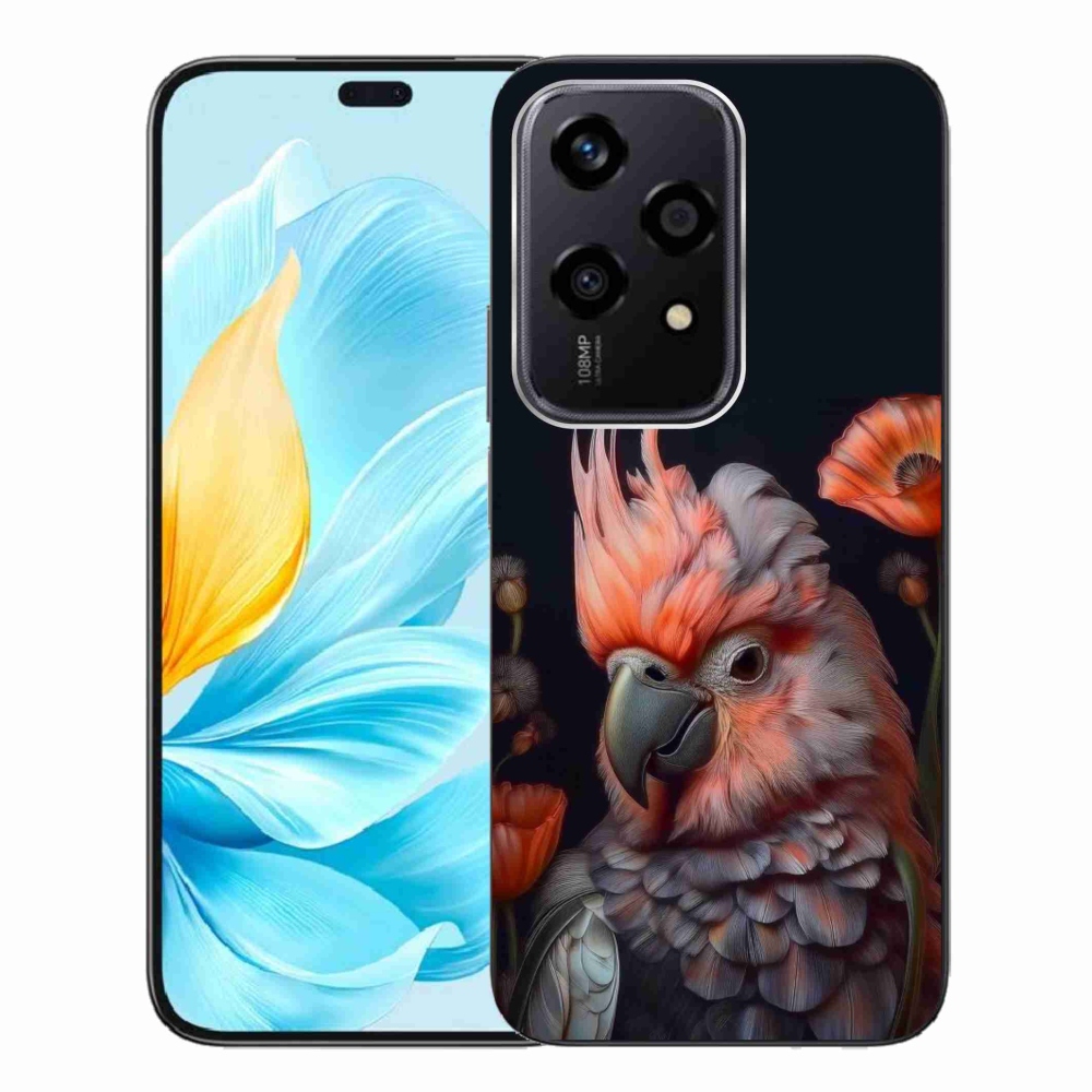Gélový kryt mmCase na Honor 200 Lite 5G - papagáj kakadu vo farbách
