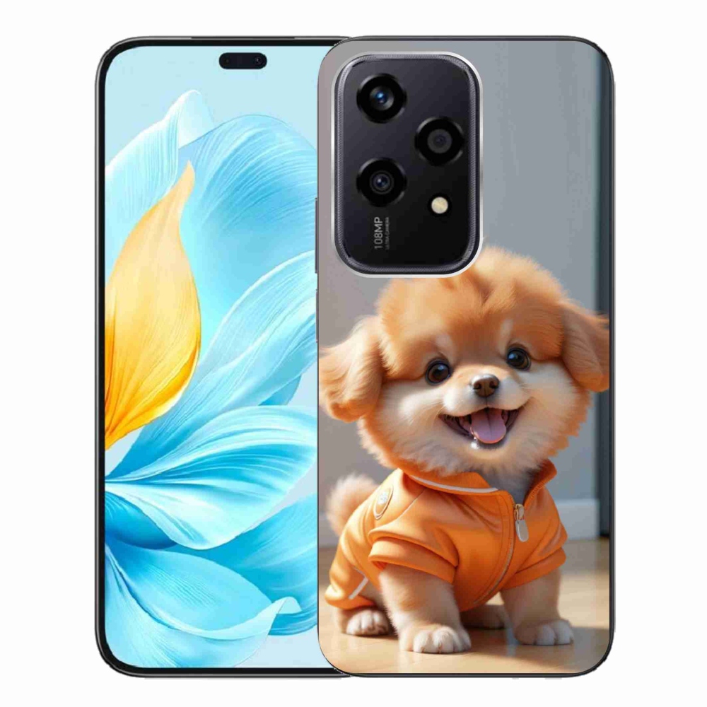 Gélový kryt mmCase na Honor 200 Lite 5G - roztomilý pomeranian v mikine