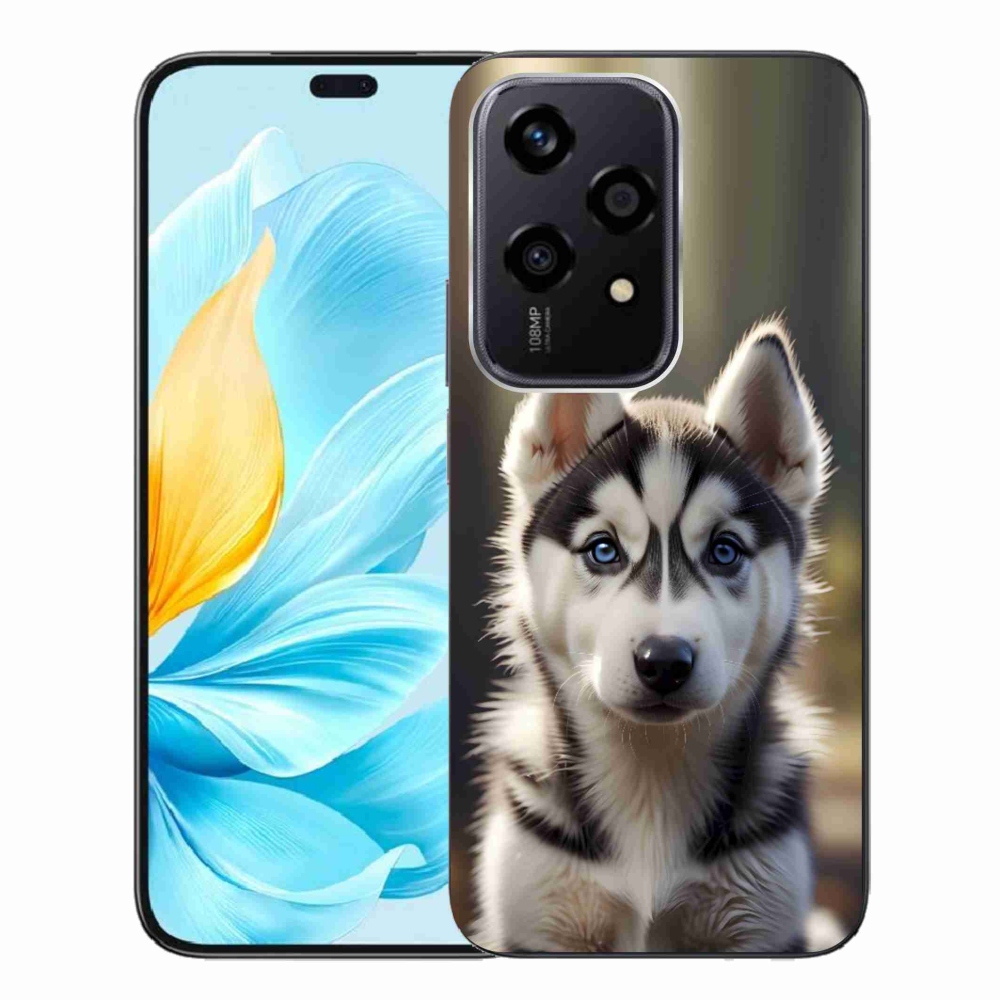 Gélový kryt mmCase na Honor 200 Lite 5G - roztomilý sibírsky husky
