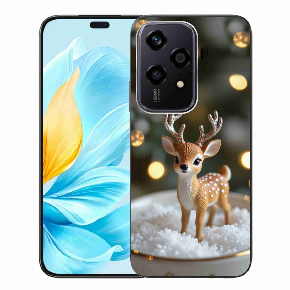 Gélový kryt mmCase na Honor 200 Lite 5G - roztomilý vianočný jeleň