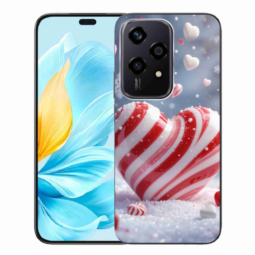 Gélový kryt mmCase na Honor 200 Lite 5G - sladké srdce