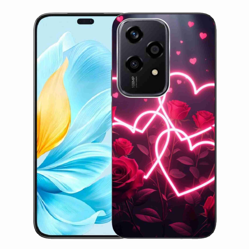 Gélový kryt mmCase na Honor 200 Lite 5G - srdce lásky