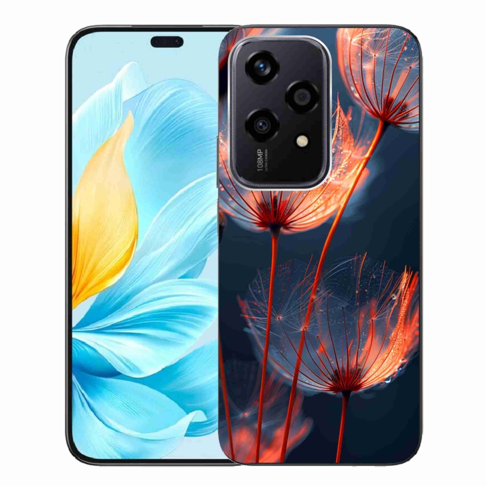 Gélový kryt mmCase na Honor 200 Lite 5G - svetielkujúce páperie