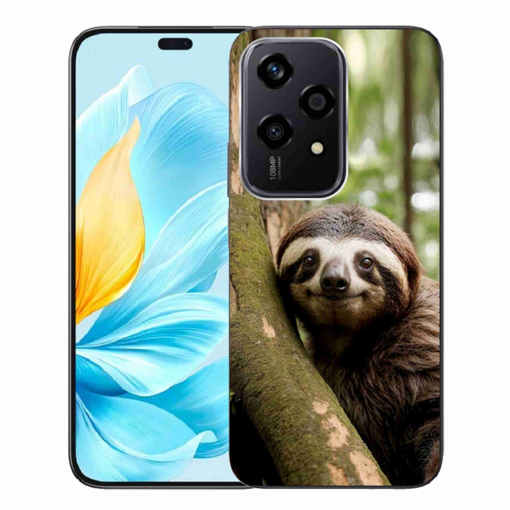 Gélový kryt mmCase na Honor 200 Lite 5G - usmievavý leňochod
