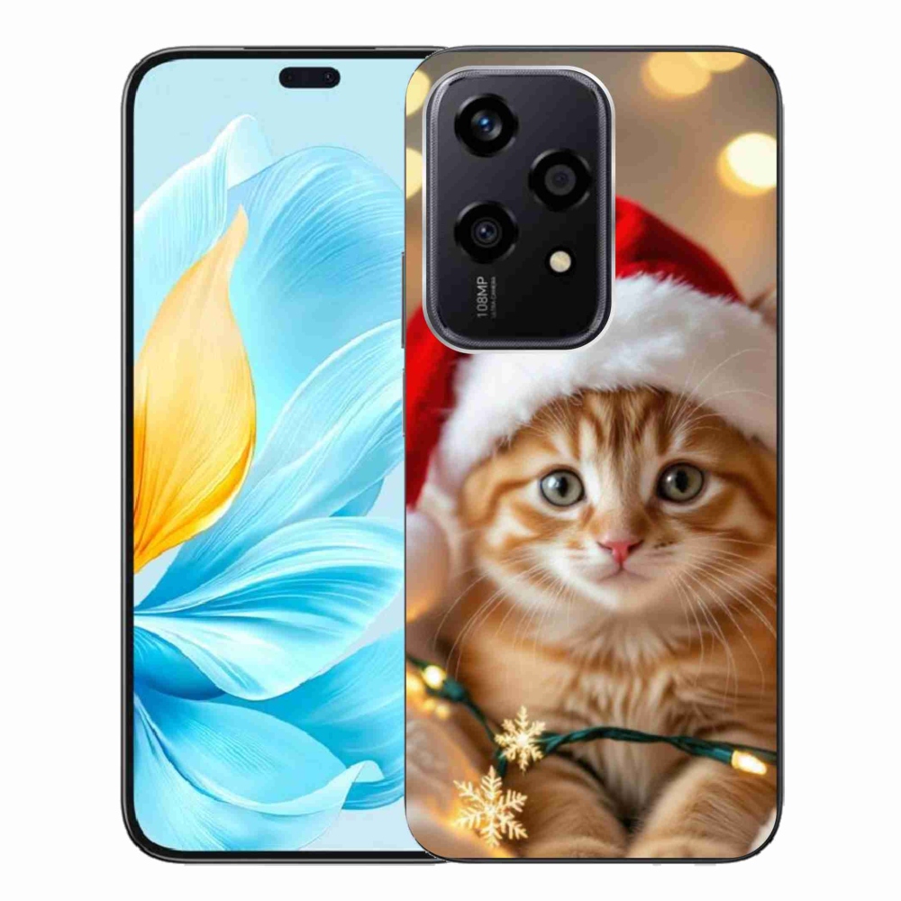 Gélový kryt mmCase na Honor 200 Lite 5G - vianočné mačiatko