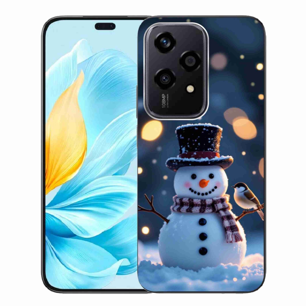 Gélový kryt mmCase na Honor 200 Lite 5G - vianočný snehuliak
