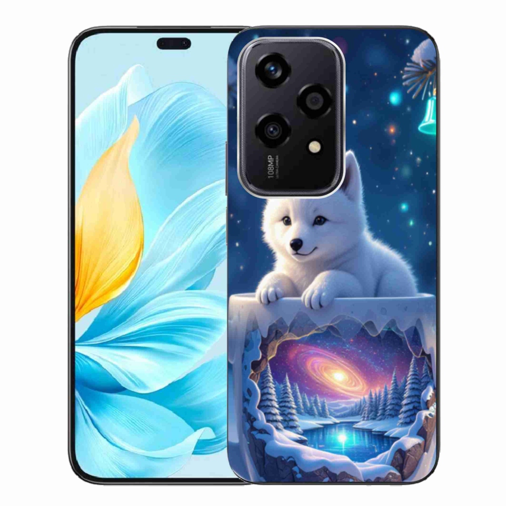 Gélový kryt mmCase na Honor 200 Lite 5G - vianočné šteňa