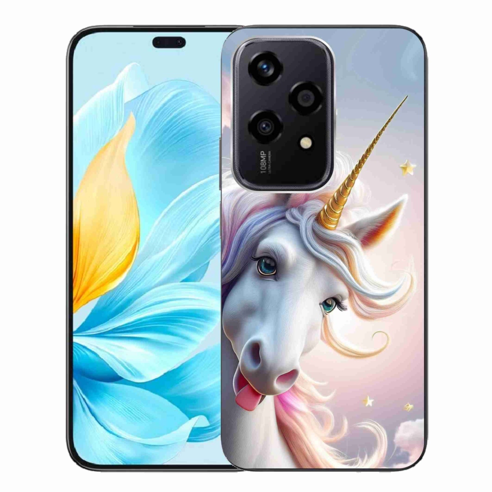 Gélový kryt mmCase na Honor 200 Lite 5G - veselý jednorožec