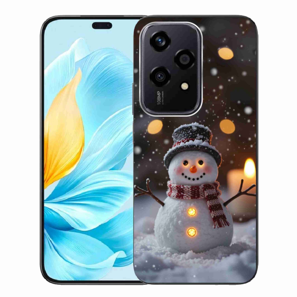 Gélový kryt mmCase na Honor 200 Lite 5G - veselý snehuliak