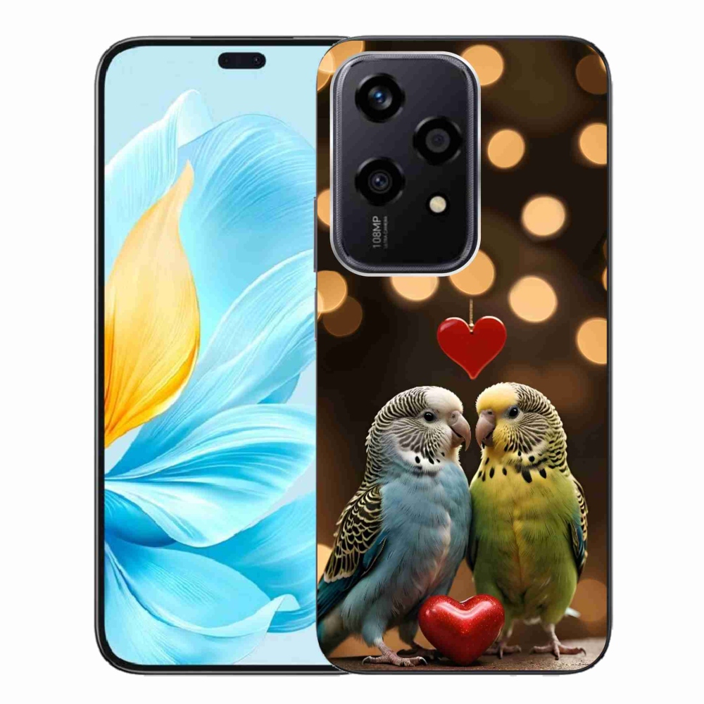 Gélový kryt mmCase na Honor 200 Lite 5G - zamilovaní papagáje