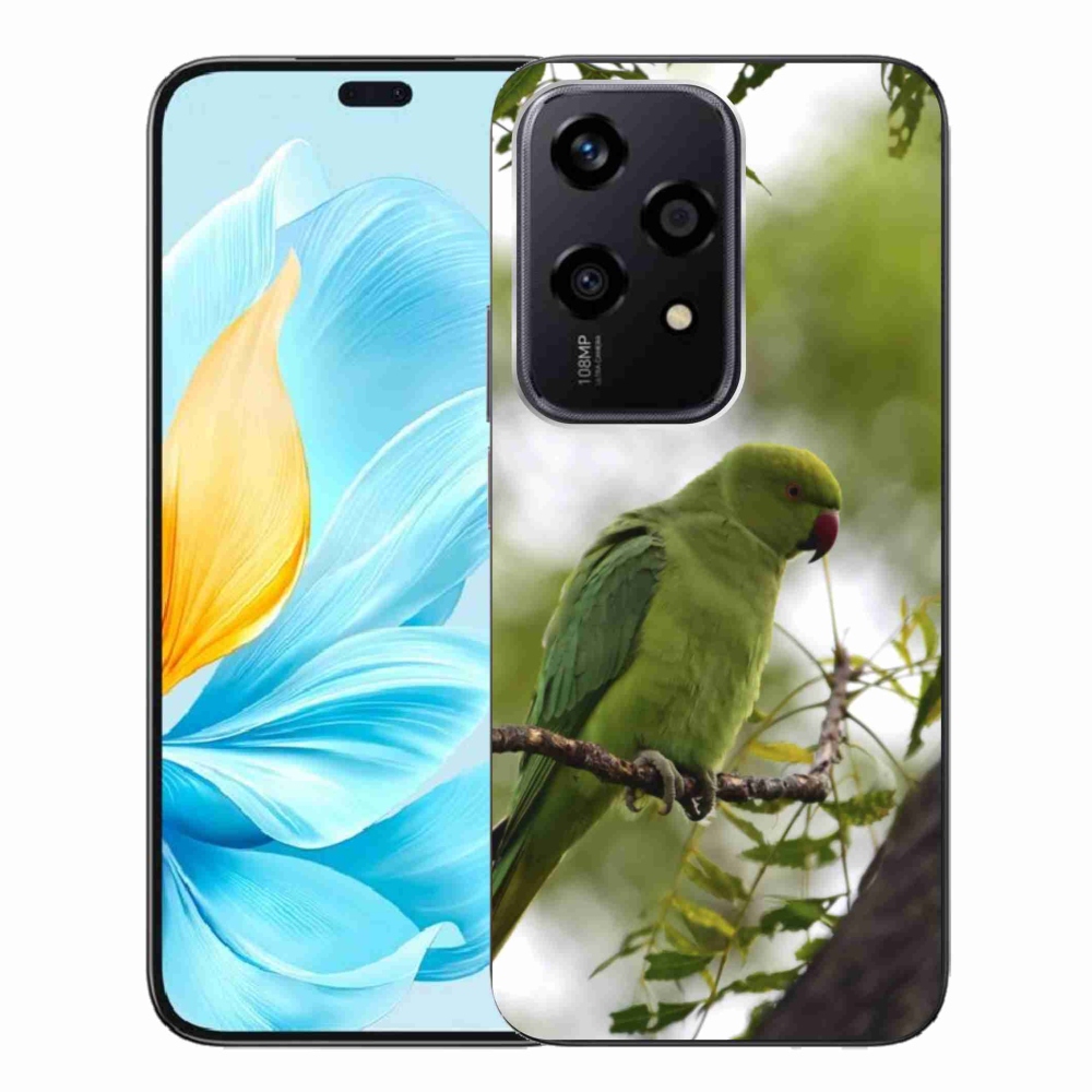 Gélový kryt mmCase na Honor 200 Lite 5G - zelený papagáj
