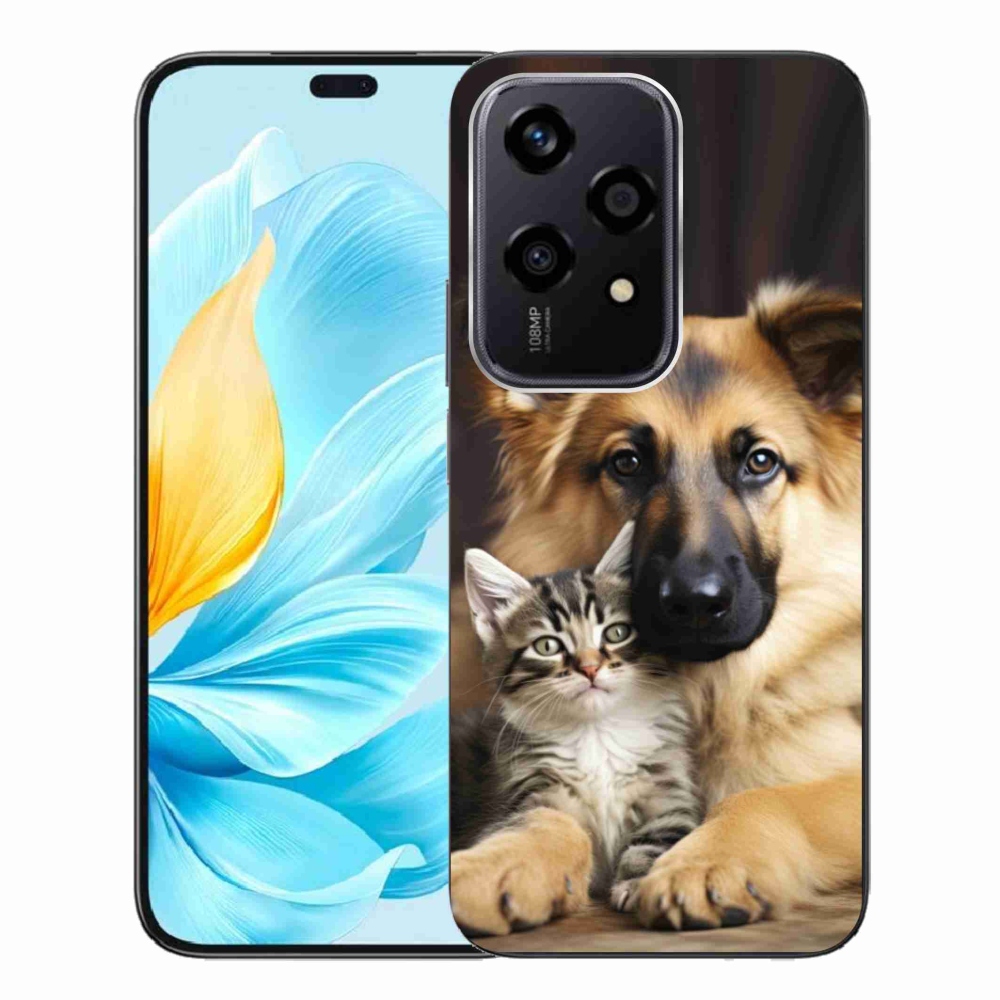 Gélový kryt mmCase na Honor 200 Lite 5G - zvieracie priateľstvo