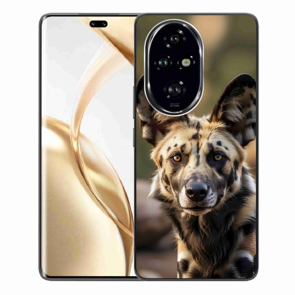 Gélový kryt mmCase na Honor 200 Pre 5G - africký divoký pes