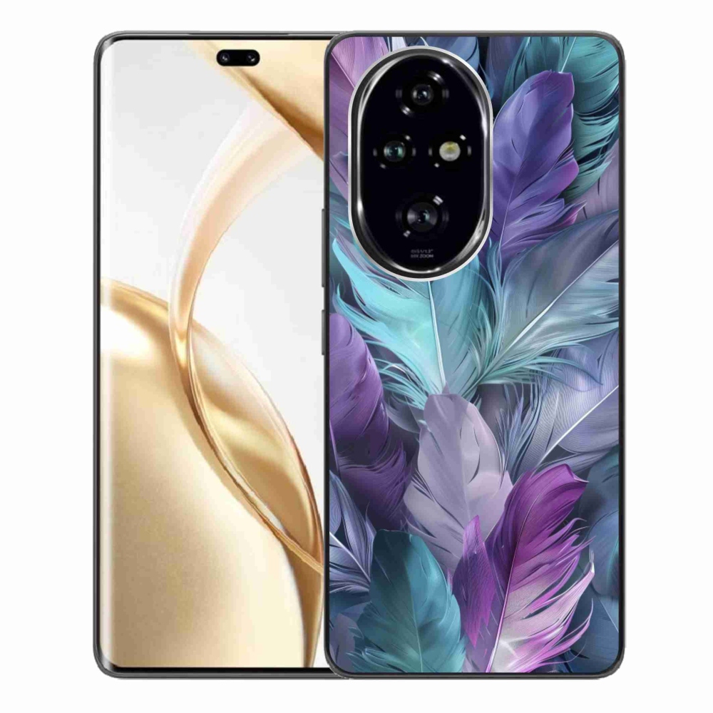 Gélový kryt mmCase na Honor 200 Pro 5G - farebné perie 2