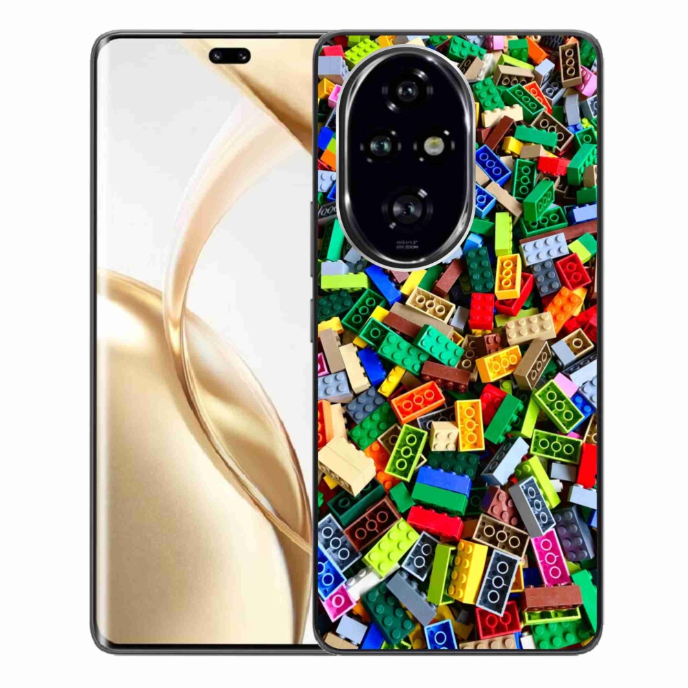 Gélový kryt mmCase na Honor 200 Pro 5G - farebné stavebné kocky