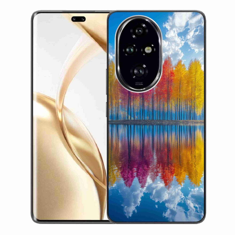 Gélový kryt mmCase na Honor 200 Pre 5G - farebné stromy