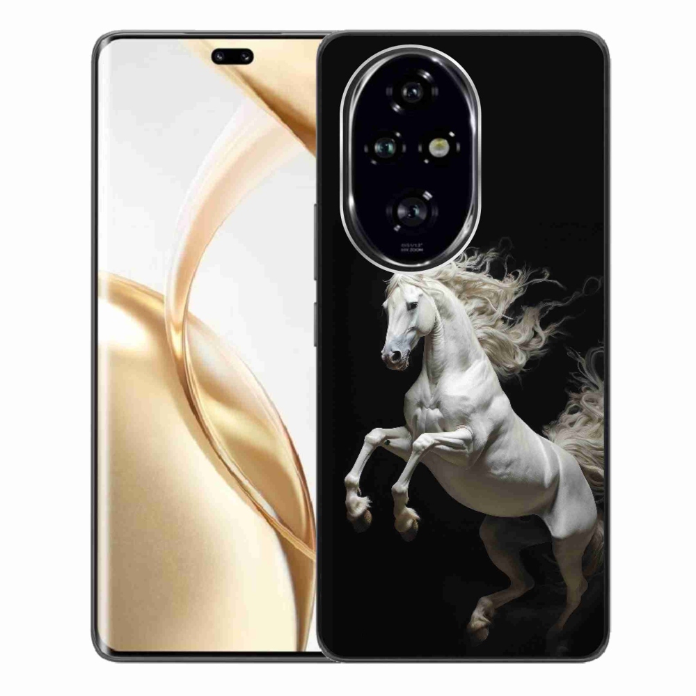 Gélový kryt mmCase na Honor 200 Pro 5G - biely kôň 4