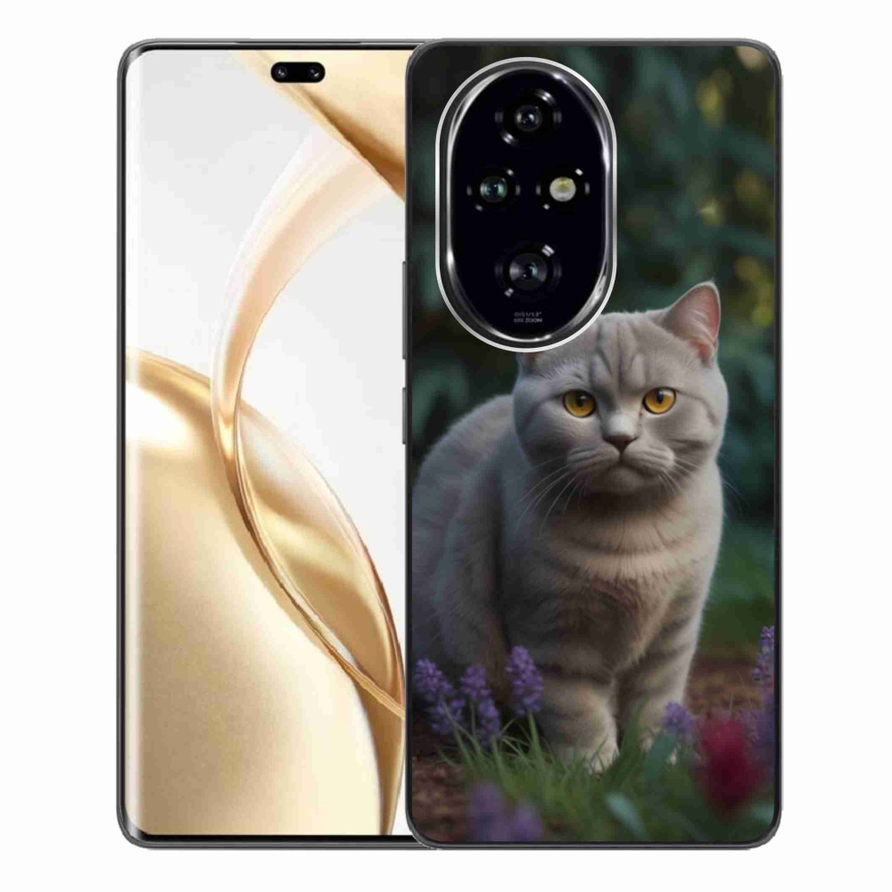 Gélový kryt mmCase na Honor 200 Pro 5G - britská mačka