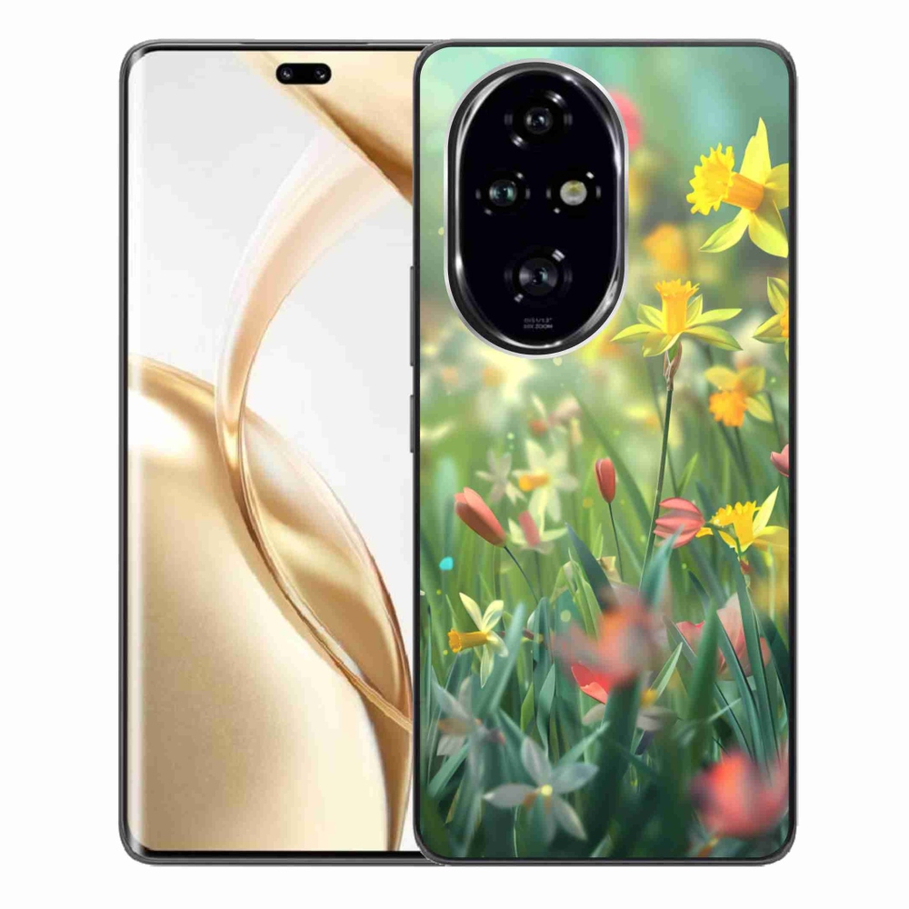 Gélový kryt mmCase na Honor 200 Pre 5G - jarné kvety