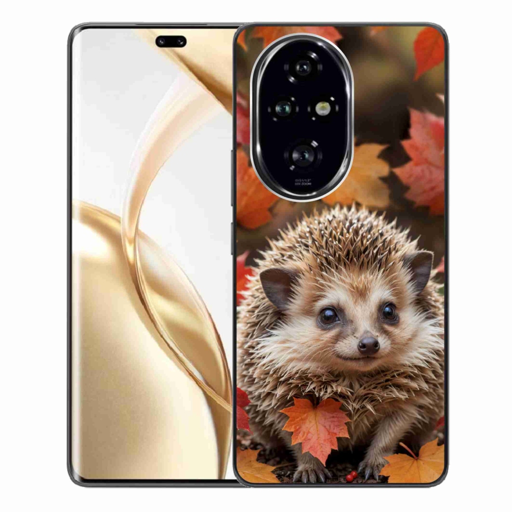 Gélový kryt mmCase na Honor 200 Pre 5G - ježko v lístí