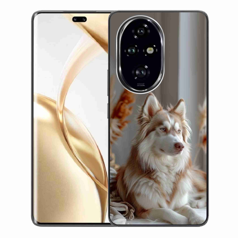 Gélový kryt mmCase na Honor 200 Pro 5G - pokojný sibírsky husky