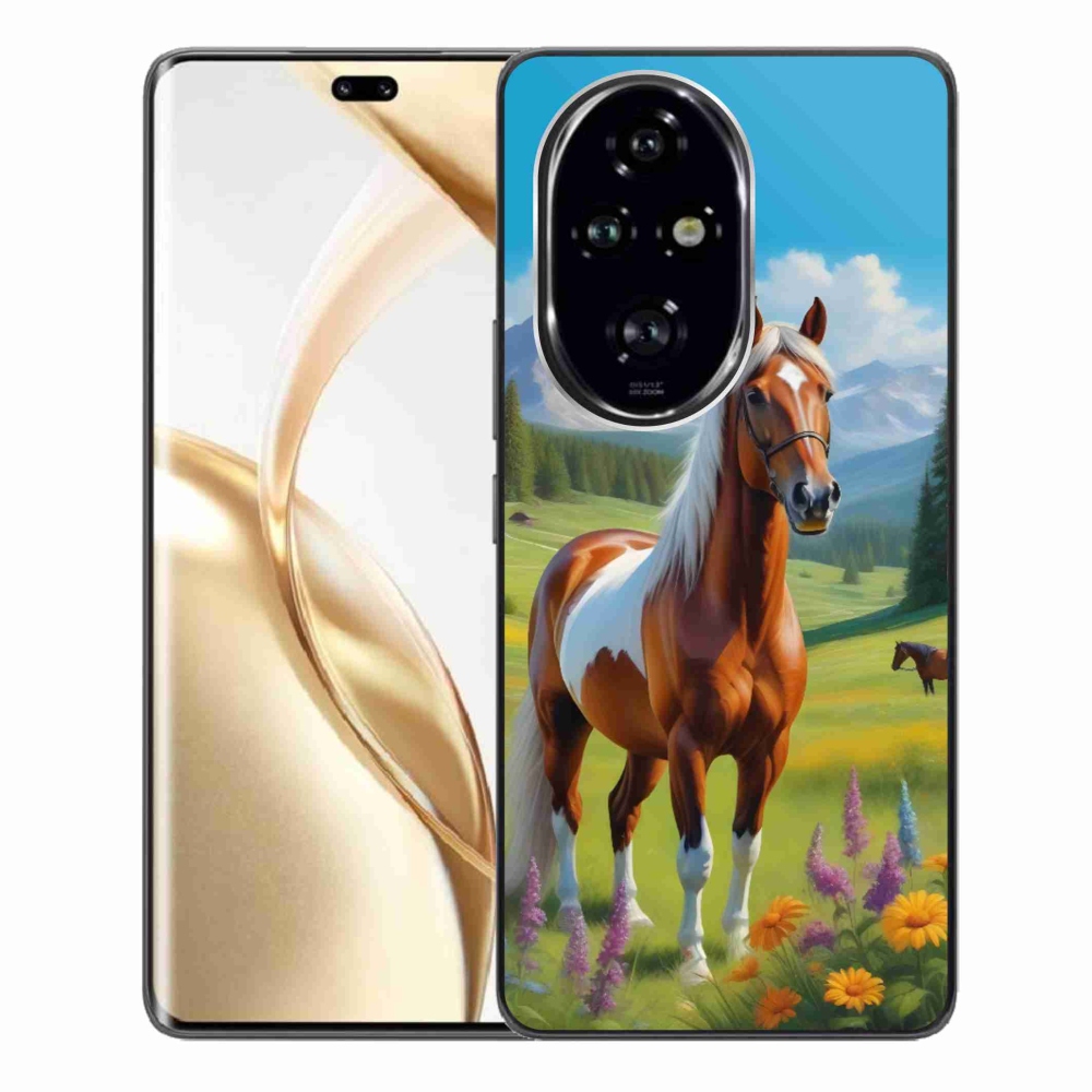 Gélový kryt mmCase na Honor 200 Pre 5G - kôň na lúke