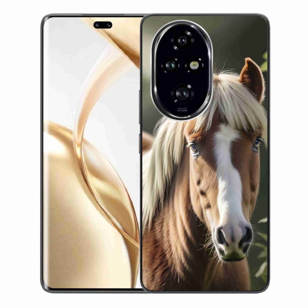 Gélový kryt mmCase na Honor 200 Pre 5G - kôň so svetlou hrivou