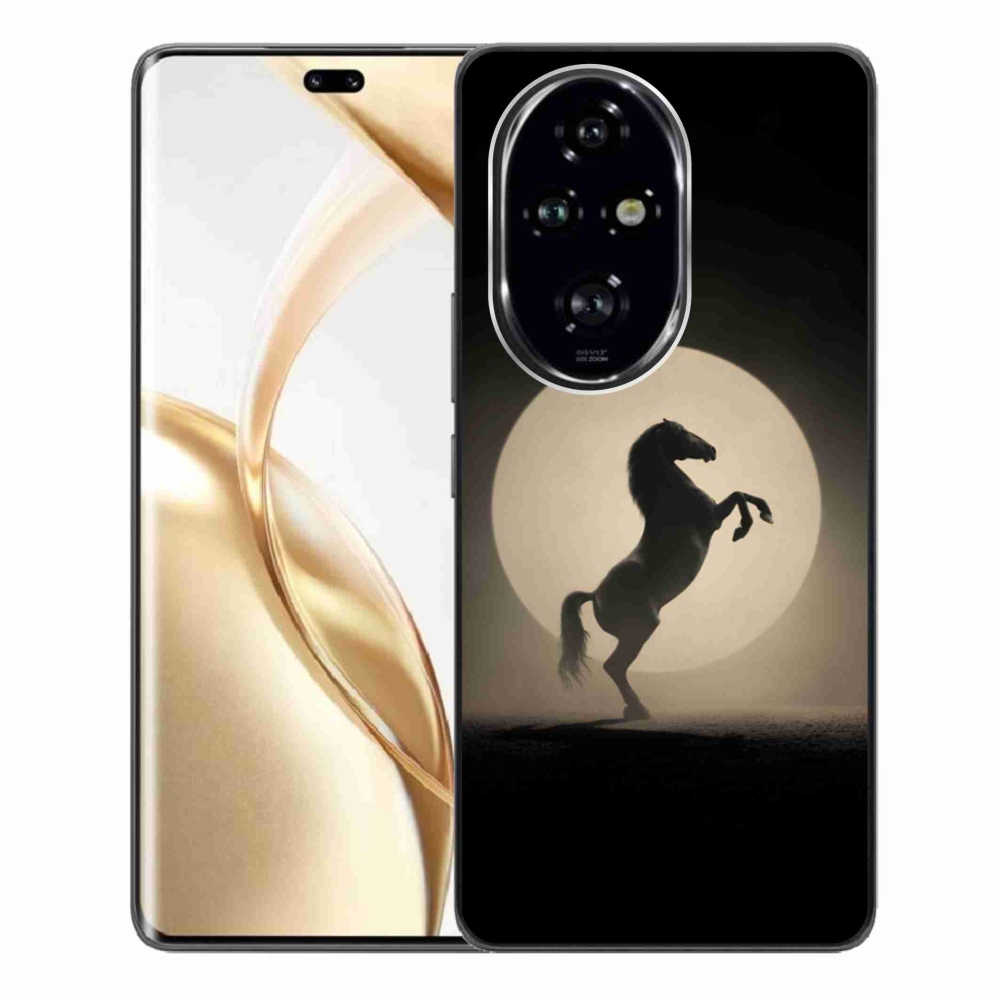 Gélový kryt mmCase na Honor 200 Pre 5G - kôň v siluete