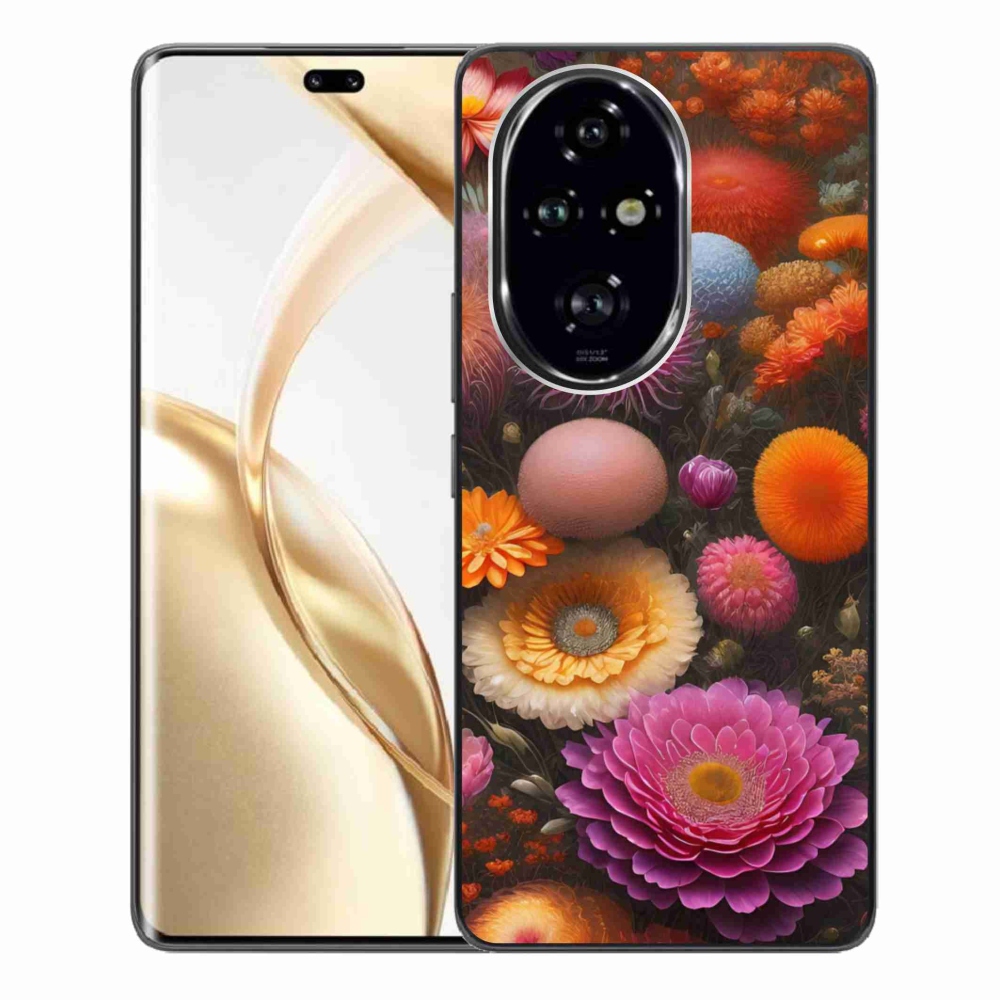 Gélový kryt mmCase na Honor 200 Pro 5G - kvetinová kompozícia